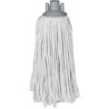 Швабра веревочная для пола 28x15 см,ПП,хлопок,метал,120cm;серый