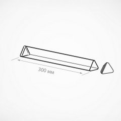 Разделитель покупок прозрачный, 10шт/уп