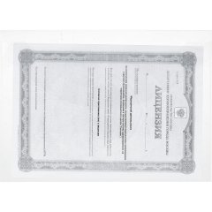 Папка-конверт с клапаном 180 прозрачный 10 шт/уп