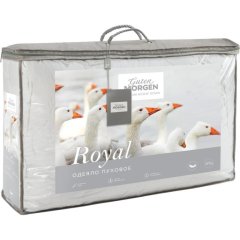 Одеяло 140х205,стандартное, Белый гусиный пух Экстра, Батист, Royal