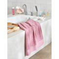 Полотенце махровое банное бордюр Жаккард 70х120 см ,500 г/м2, Пепел розы