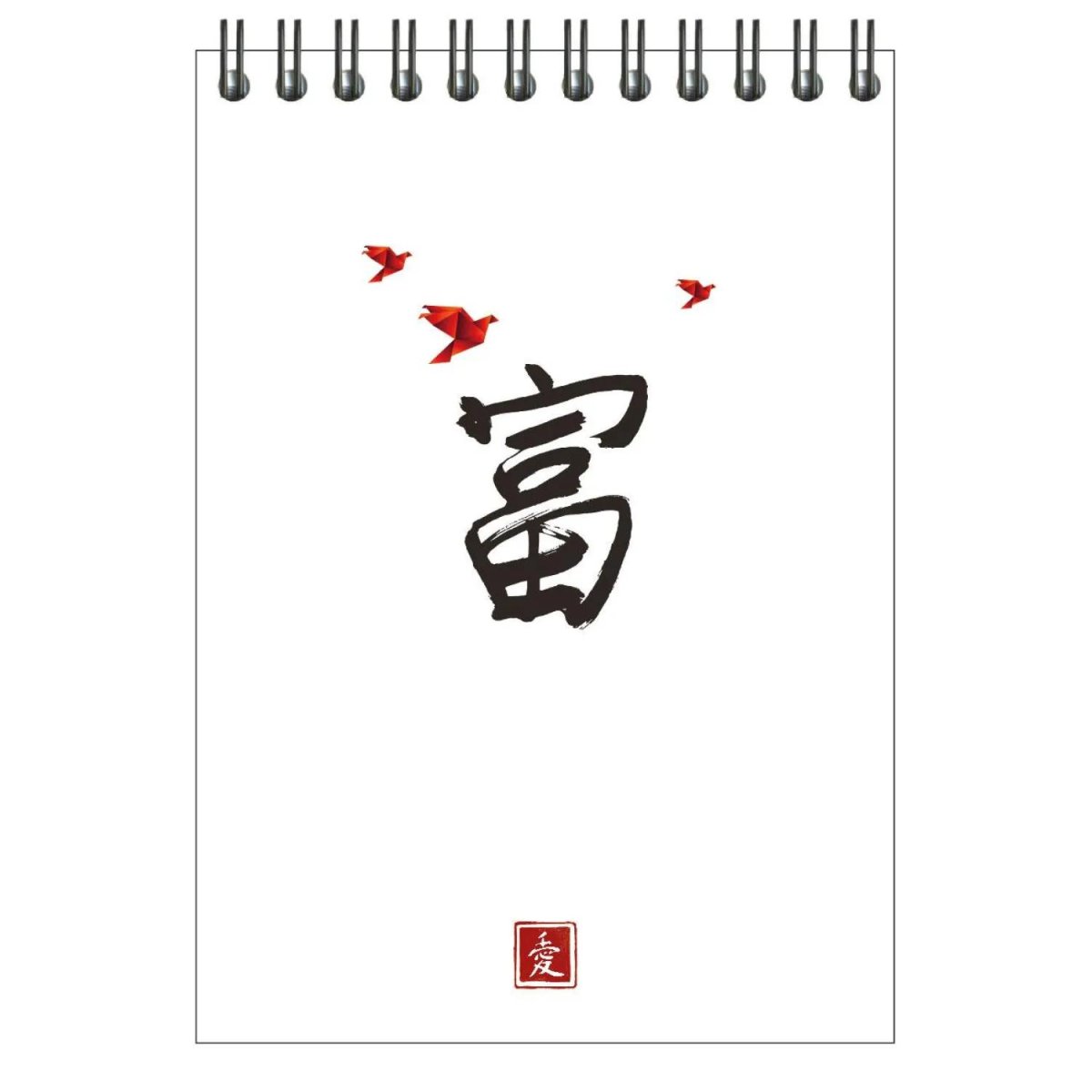 Блокнот А5 100л Mariner Япония клетка, обложка картон,спираль 0024