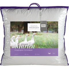 Подушка 68х68, GM, Белый пух первой категории, Тик, Marlene,Пспма-68-68