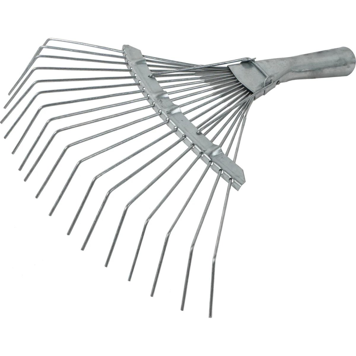 Грабли веерные проволоч оцин 350мм 18зуб тулейка 30мм без черенка_21010025