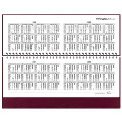 Планинг недатированный Attache Economy бумвинил бордо 300х135, 56 л.21с11 П