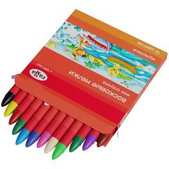 Мелки восковые Гамма Мультики круглые, 8x90 мм, 12 цветов,2131018_01_29