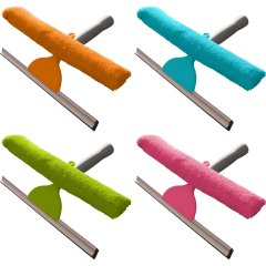 Сгон (склиз) YORK с насадкой из микрофибры для мытья окон