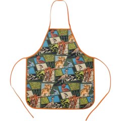 Фартук для труда Комус Класс Дино Комикс, нарукавники, 535x445 мм,ФН 41-20