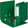 Папка-регистратор Комус Стандарт 75мм  зеленая, ПБП2, карм.кор., мет.уг