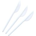 Нож одноразовый белый 16см, ПС, 2500 шт/кор