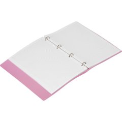 Бизнес-тетрадь Attache Rainbow Style А4 на кольцах, смен.блок, розов