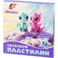 Пластилин восковой Фантазия пастельный,12цв,180г, набор стек 35С 2290-08