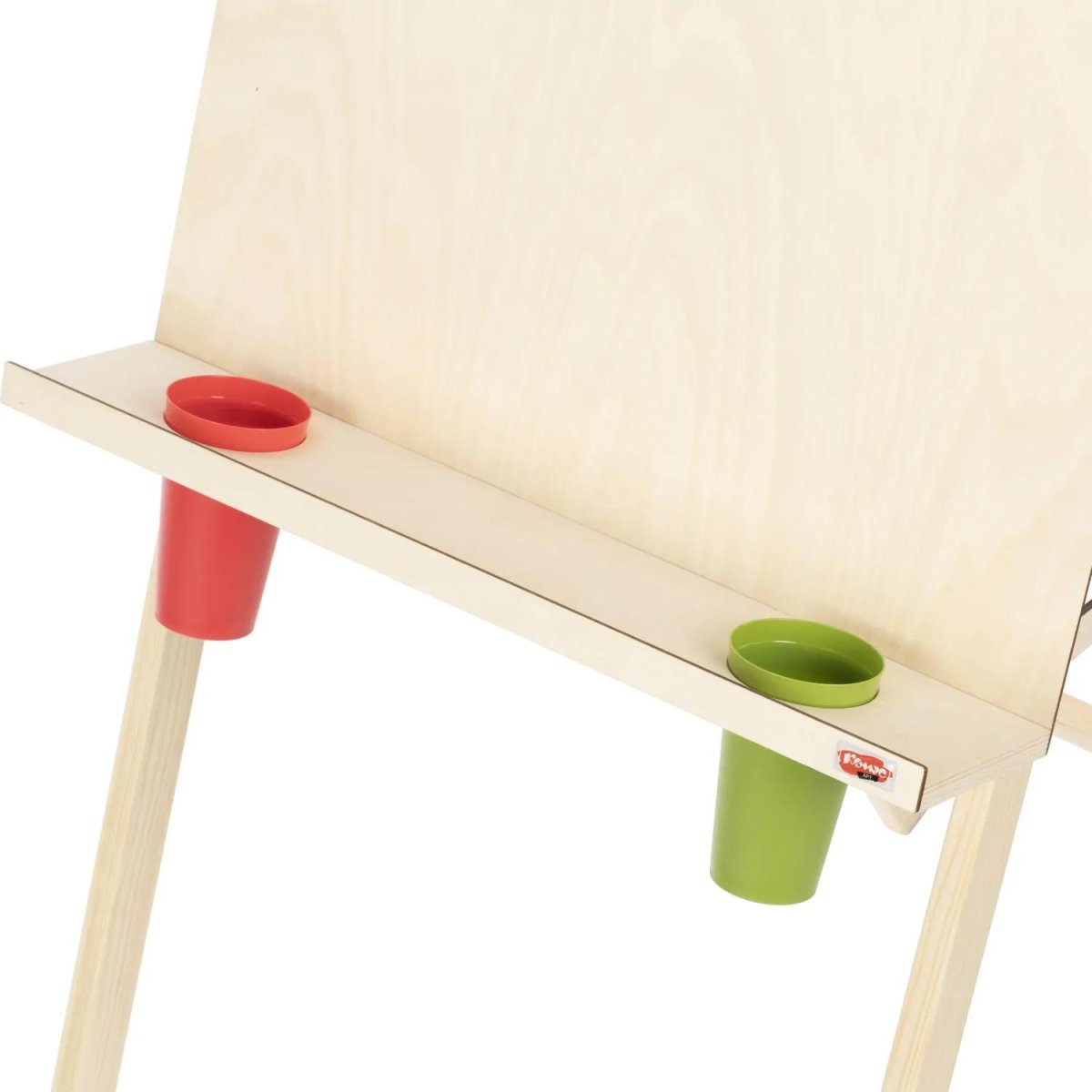 Мольберт напольный Хлопушка Комус Арт 60х135см, одностор., 2 стакана