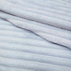 Покрывало 200х220 BRAVO Family велсофт Волна г/к №57 серебро в пакете