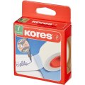 Клейкая лента канцелярская KORES 19х33 невидимая 53319