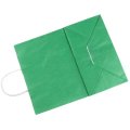 Пакет бумажный 260х150х340 мм, 70 гр/м2,с круч. ручками,зеленый,200 шт/уп