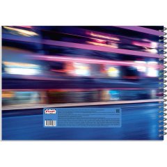 Альбом для рисования Комус Класс Гонка,А4,40л,спираль,в асс,2шт/уп