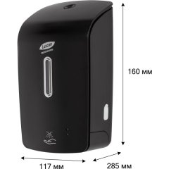 Дозатор для дезин.ср-в Luscan Prof Etalon сенс 1200мл черный 151057