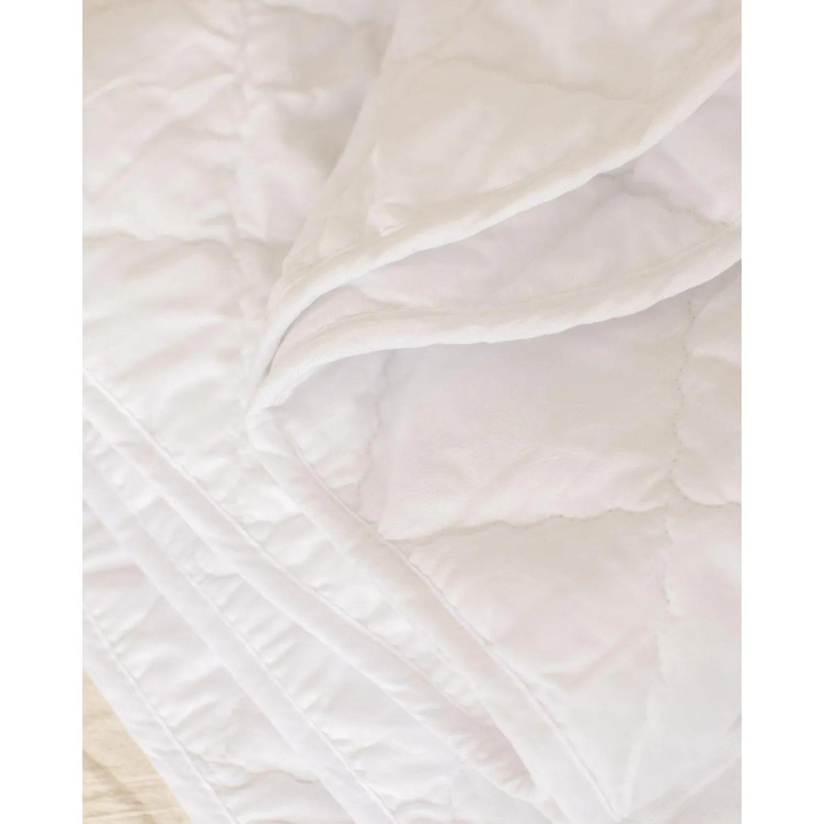 Одеяло 140х205 стег, кант, 200-250гр/м2 (холлоф/микроф),бел,10шт/уп