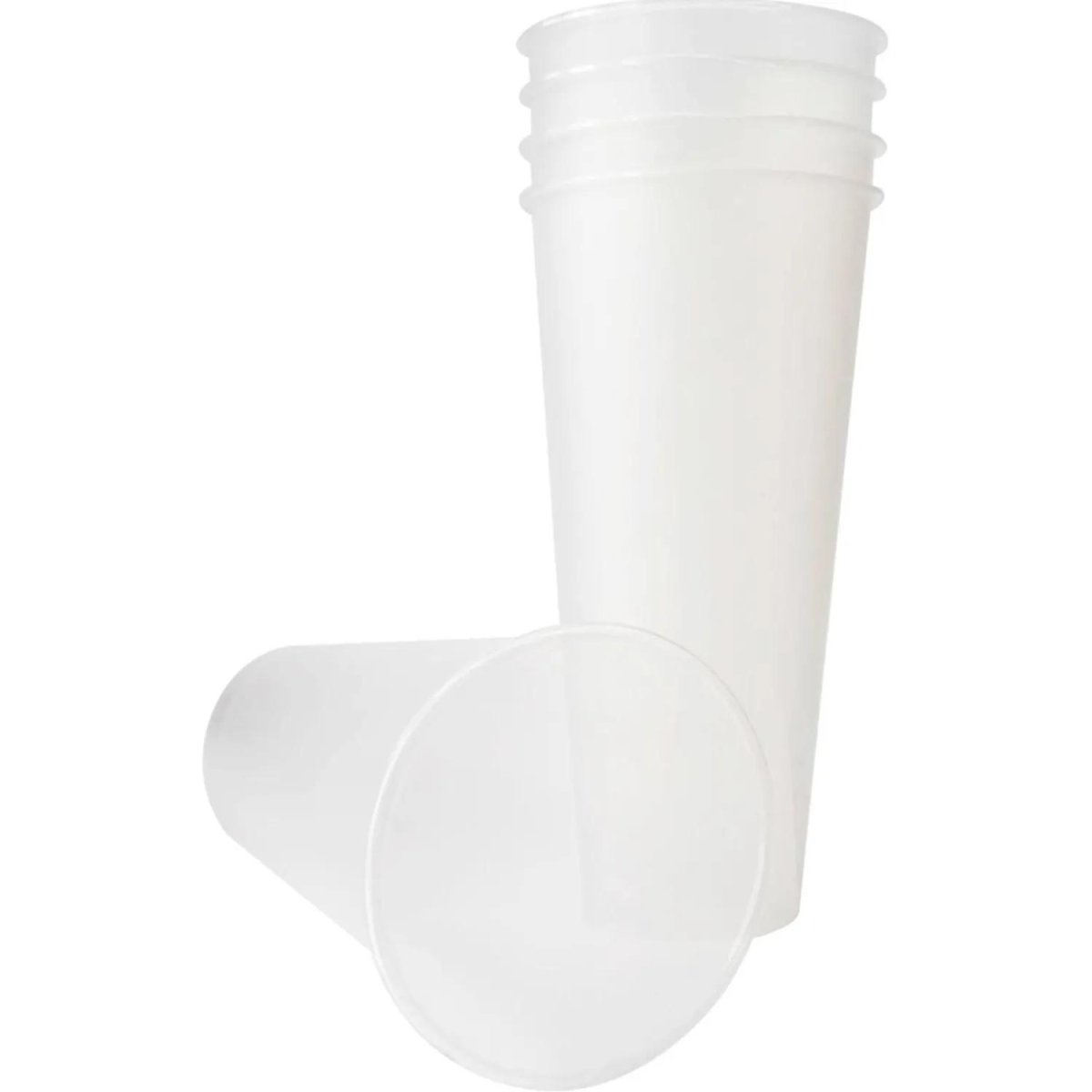 Стакан одноразовый 650 мл, диз. Bubble Cup, прозр.,матовый,ПП, 10 шт/уп