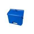 Совок с крышкой и резьбой под рукоять FBK 330х310х125 мм синий 80201-2