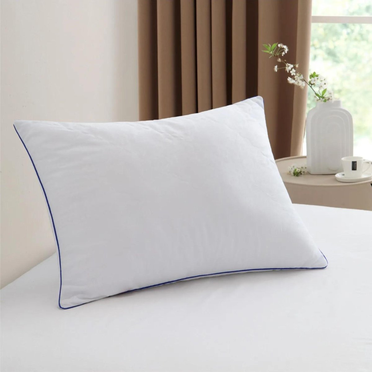 Подушка 50х68,стеганый чехол с кантом без молнии,650 г,ВОФМ-57-3