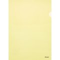 Папка уголок Комус А4 180мкм (желтый)