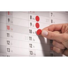 Этикетки самоклеящиеся точки  3088 d=12 мм, многоцветный, 270шт/уп