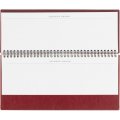 Планинг датированный 2026, бордо, 303х150 мм, 120стр, АТТАСНЕ Agenda