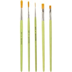 Набор кистей ZOO,5шт.СИНТЕТИКА(круглые№1,3,5;плоские№6,8)33С 2187-08