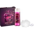 Подарочный набор Camay Magique женский гель для душа + мочалка шар для тела