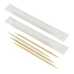 Зубочистки AVIORA бамбуковые в инд. бумажной упаковке, 1000 шт/уп (401-610)