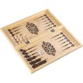 Игра Нарды деревянные 'Узор',40x40см,с полем для игры в шашки 3627310
