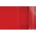 Папка на резинках Комус Шелк красная
