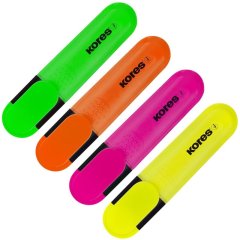 Набор текстовыделителей KORES набор 4цв. 36140.02