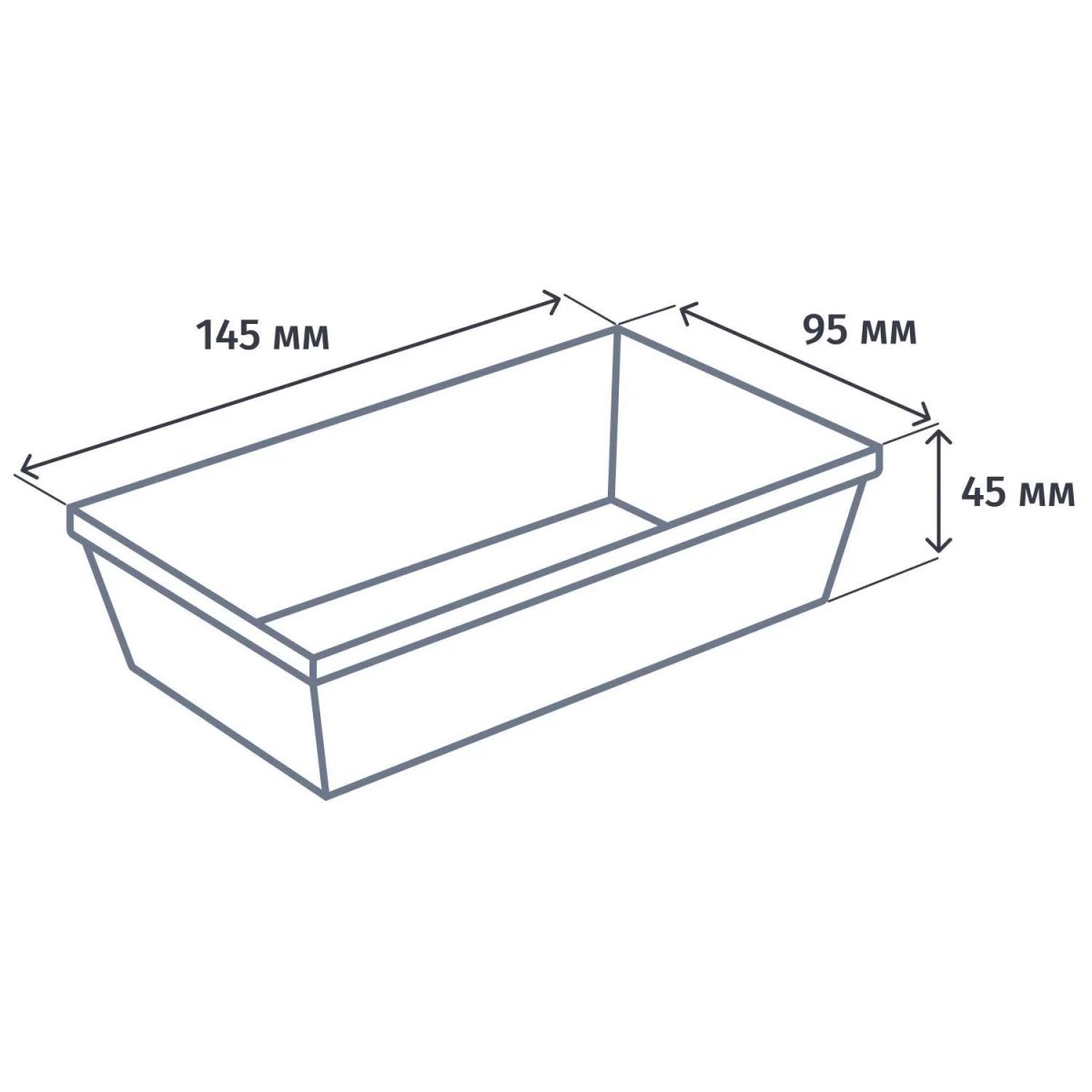 Контейнер (упаковка) ECO OPSALAD 400, крафт, 800шт/кор