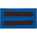 Карман для маркировки магнитный синий 113x53 мм горизонатльный (10шт/уп)