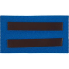 Карман для маркировки магнитный синий 113x53 мм горизонатльный (10шт/уп)