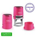 Оснастка для печати круг.с крышкой Pr. R40 розов. неон Colop Австрия
