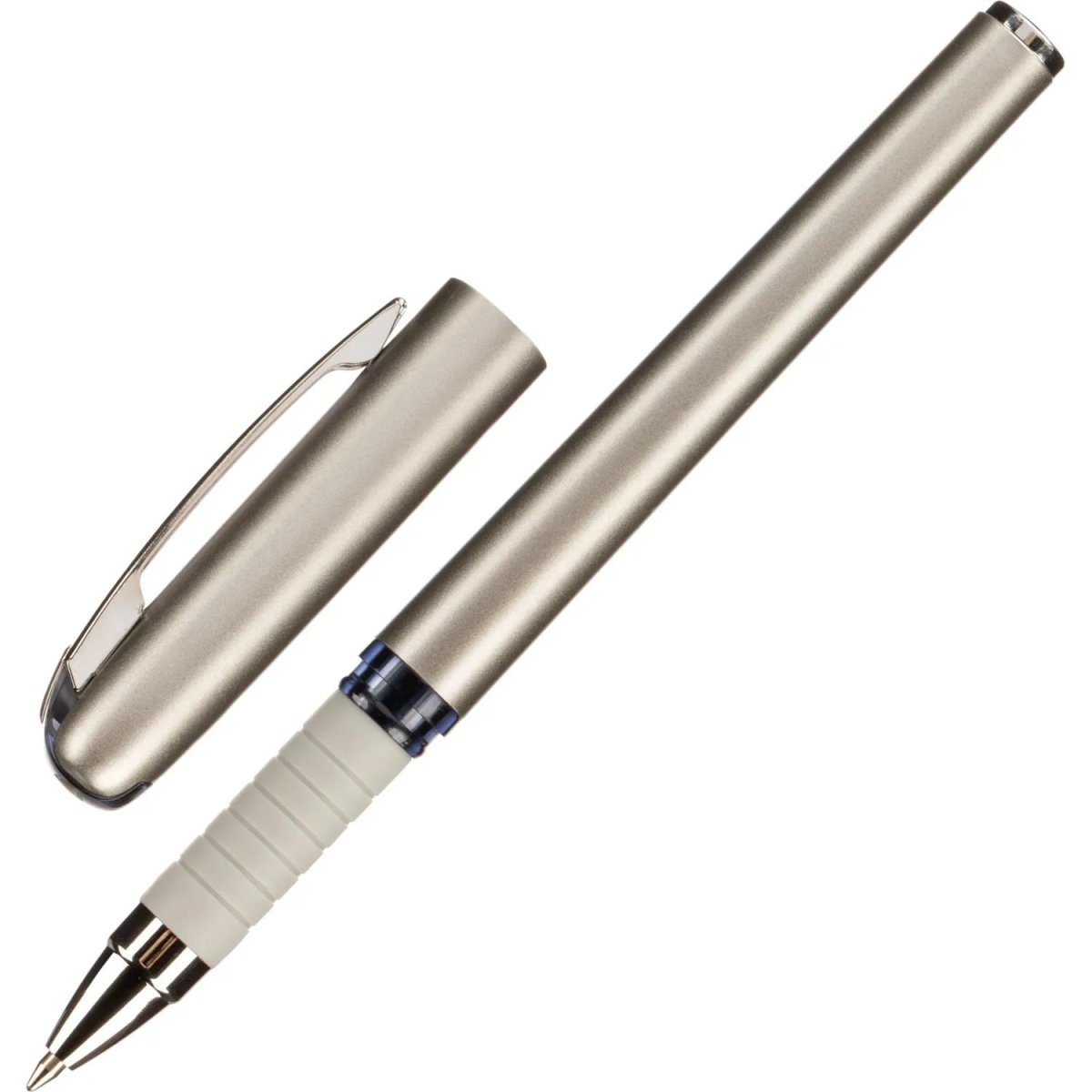 Ручка шариковая неавтомат. Deli EQ126-BL,пулевидн.нак,син,0,7мм, пласт,асс