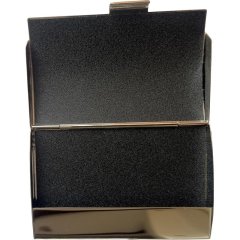 Визитница карманная на 20 визитниц металл/хром, 8717