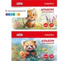 Альбом для рисования Комус Класс ColorPics Веселые джунгли, А4 24л в асс