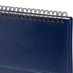 Планинг датированный 2026, синий, 303х150 мм, 120стр, АТТАСНЕ Agenda