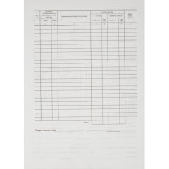 Бланк Авансовый отчет форма АО-1 А4  1у/5кн по 100л газетка(упаковка крафт)