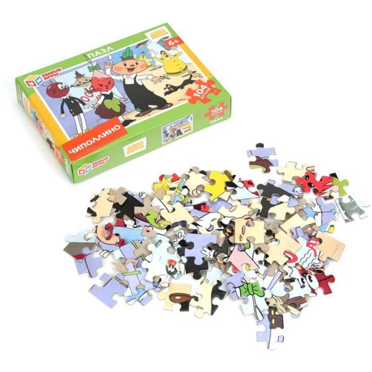 Пазл puzzle 104 детали Чиполлино, 4630395046190