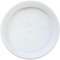 Тарелка одноразовая Комус d 165 мм, бел., ПП, 100шт./уп