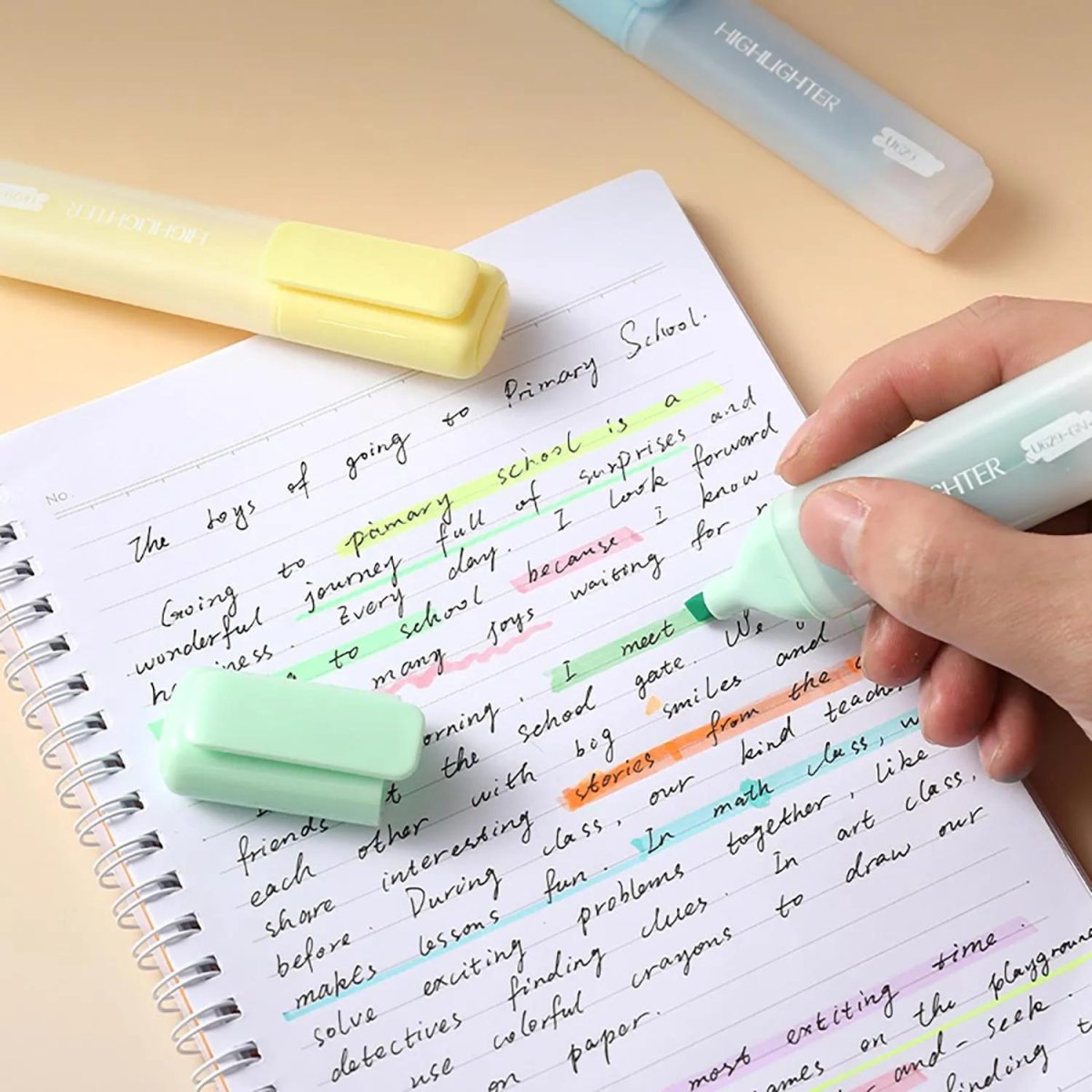 Набор текстовыделителей Deli EU629,скош.нак 1-5мм, 6 цветов