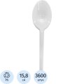 Ложка одноразовая столовая белая 15,8см, ПС, 3600шт/кор