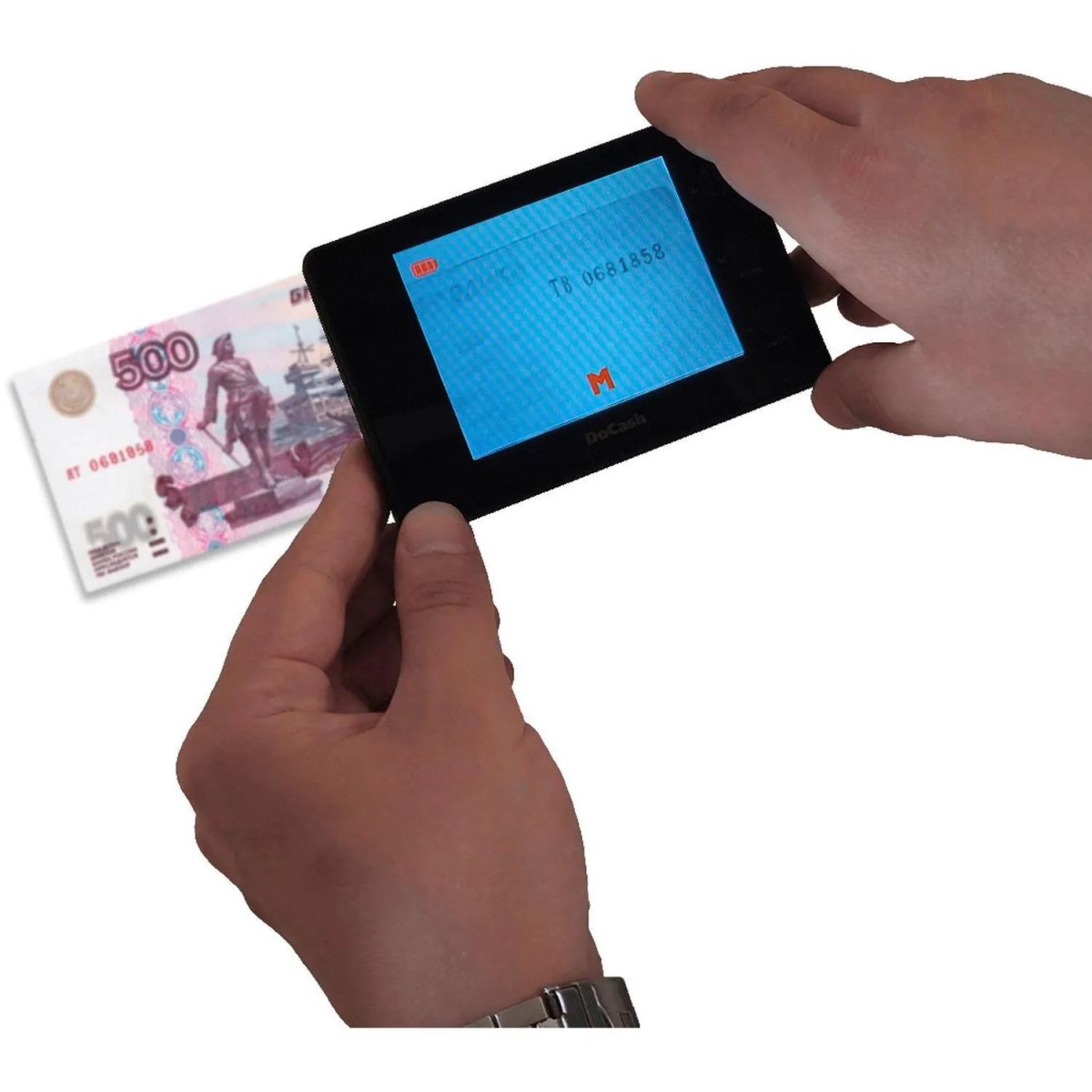 Детектор банкнот портативный DoCash Micro IR/UV