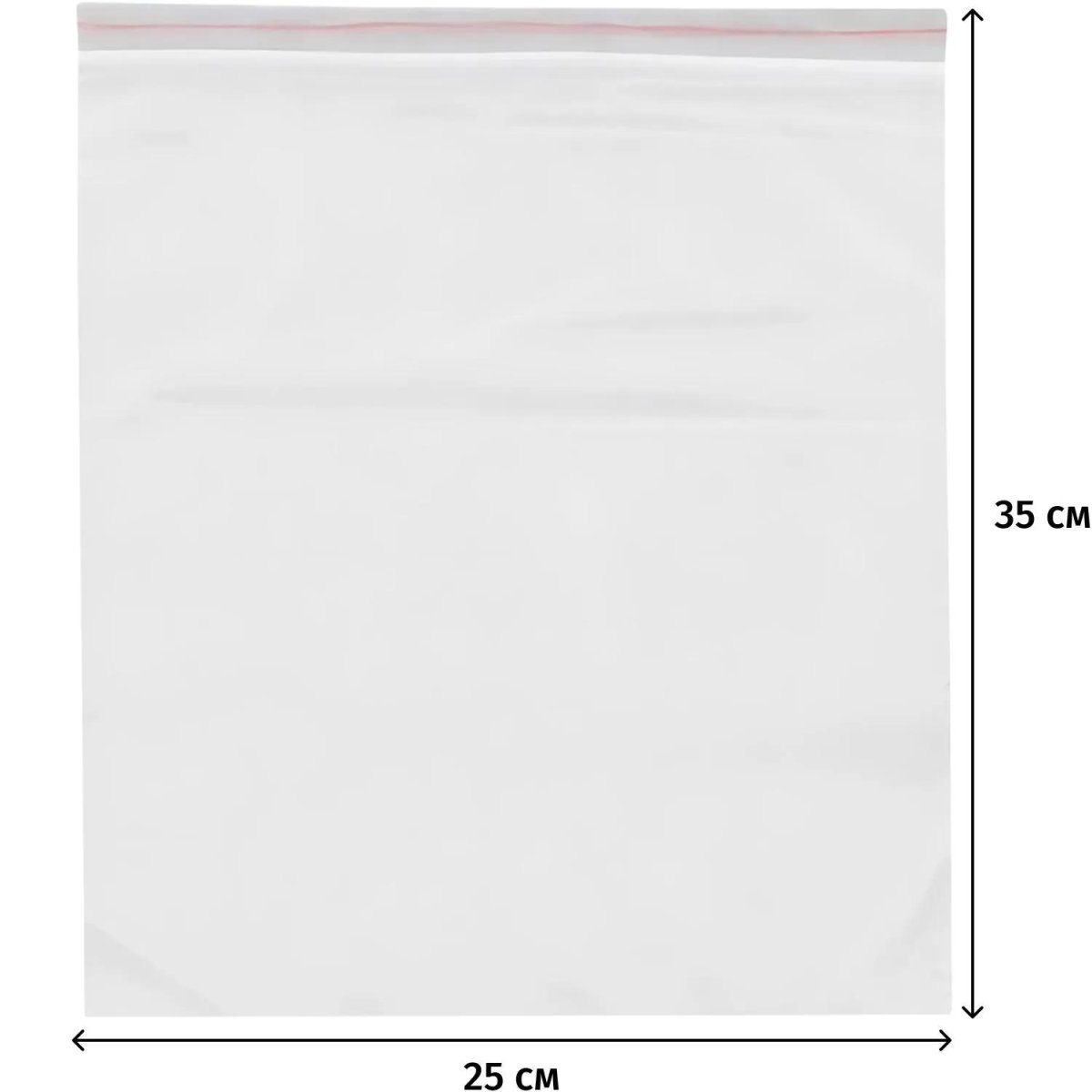 Пакет с замком (Zip Lock) 25х35 см, 40 мкм, 100 шт/уп